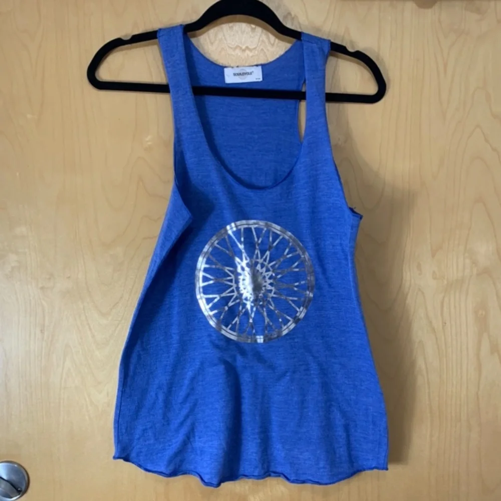Soulcycle Blue Racerback Tank Top - Picture 5 of 9
